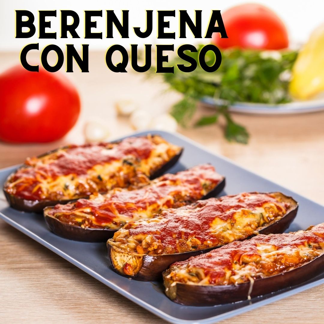 Berenjenas con queso al horno 🍆🧀