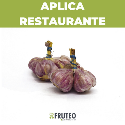 Sabor intenso de origen colombiano: ajo nacional fresco, con Fruteo