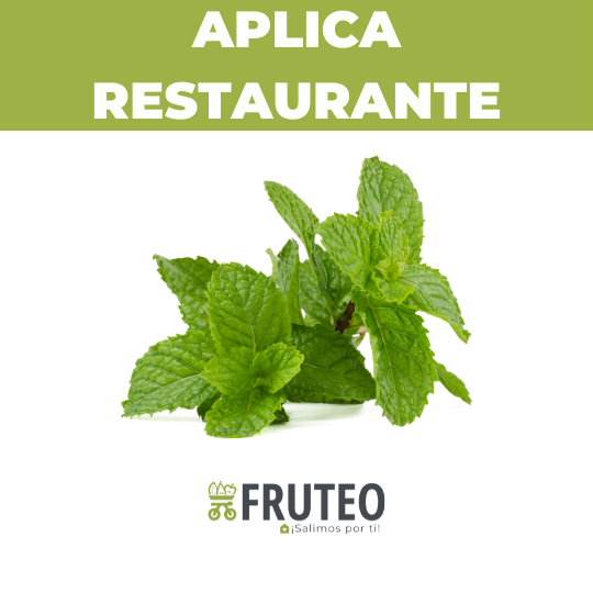 Aroma y frescura para tus bebidas y platos: hierbabuena de campo, con Fruteo