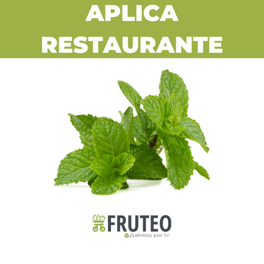 Aroma y frescura para tus bebidas y platos: hierbabuena de campo, con Fruteo