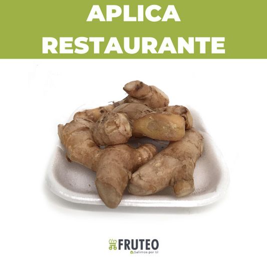 Picante, aromático y natural: jengibre fresco directo del campo, con Fruteo