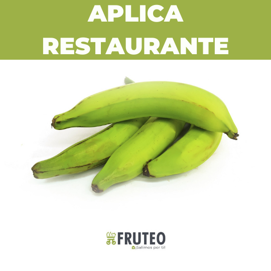 Platano verde para chefs exigentes, con entrega a tiempo en Bogota y Medellin. Fruteo, abastecimiento digital, puntual y personalizado