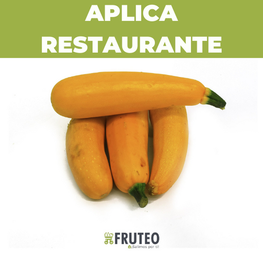 Zucchini amarillo fresco Fruteo, entrega a domicilio en Bogotá para restaurantes y hoteles